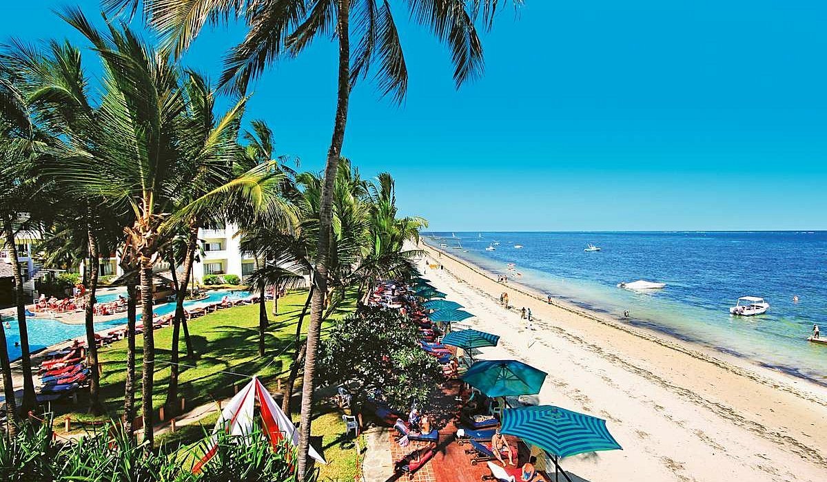 Mombasa coast and city travel atmosphere in Kenya